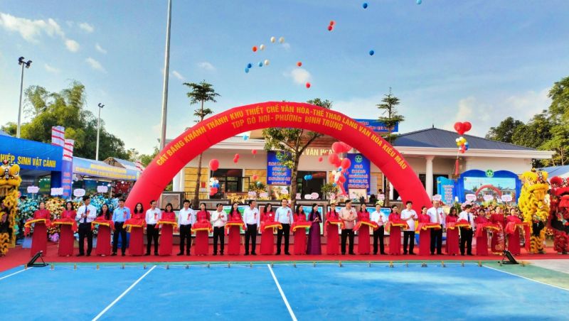 Khánh thành Khu thiết chế Làng văn hoá kiểu mẫu Gò Nọi tại Vĩnh Phúc