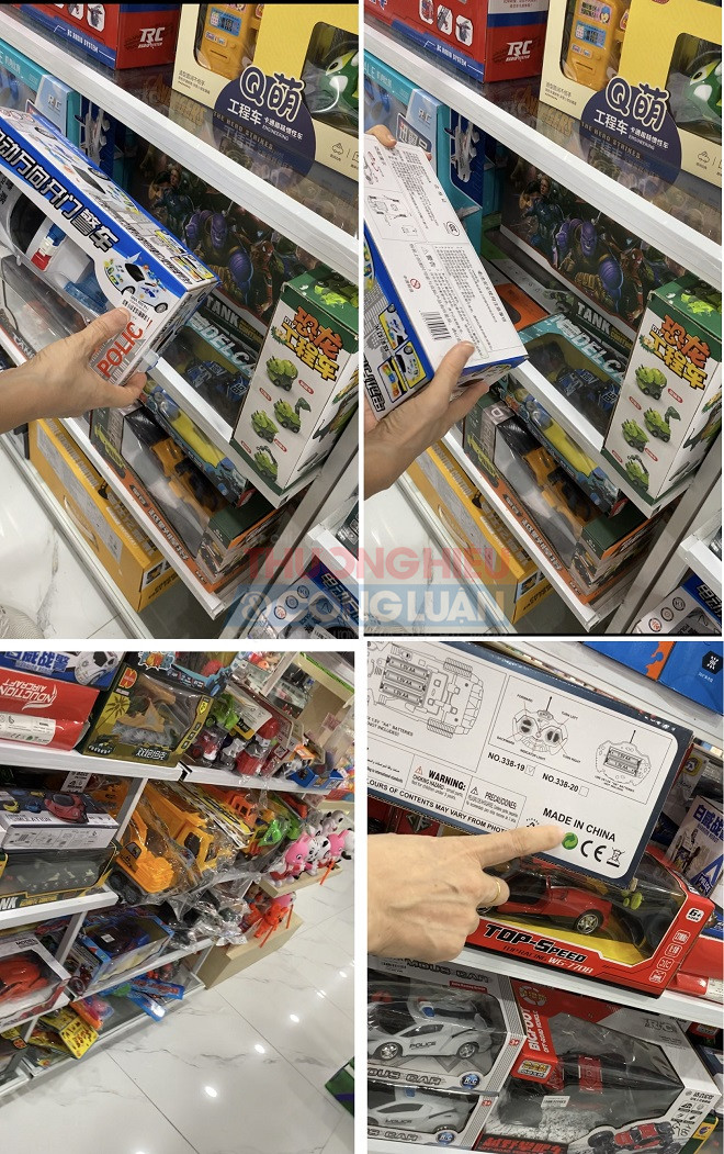 Tr&agrave;n ngập đồ chơi trẻ em ngoại nhập kh&ocirc;ng r&otilde; nguồn gốc xuất xứ