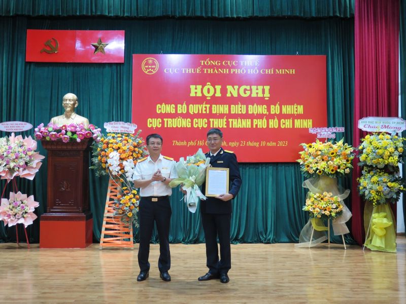 Ông Nguyễn Nam Bình được bổ nhiệm làm Cục trưởng Cục Thuế TP. Hồ Chí Minh