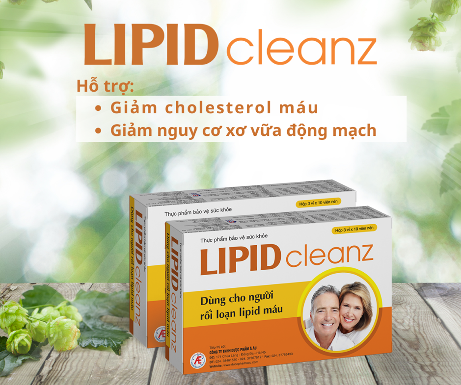 LIPIDCleanz - Hiệu quả với hầu hết các trường hợp rối loạn mỡ máu