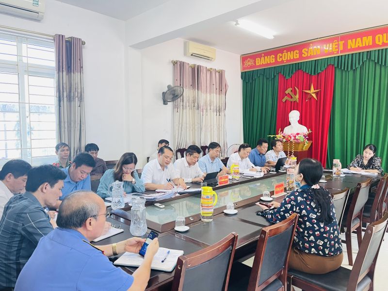 Một buổi tiếp công dân tại UBND thị xã Hoàng Mai, tỉnh Nghệ An. Ảnh cổng thông tin điện tử thị xã Hoàng Mai.