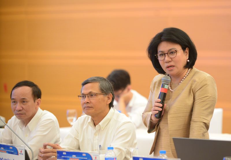 bà Bùi Thị Hải Yến - Ủy viên Ban chấp hành VCCI, Phó Chủ tịch HBA, Tổng Giám đốc Công ty CP Hanel