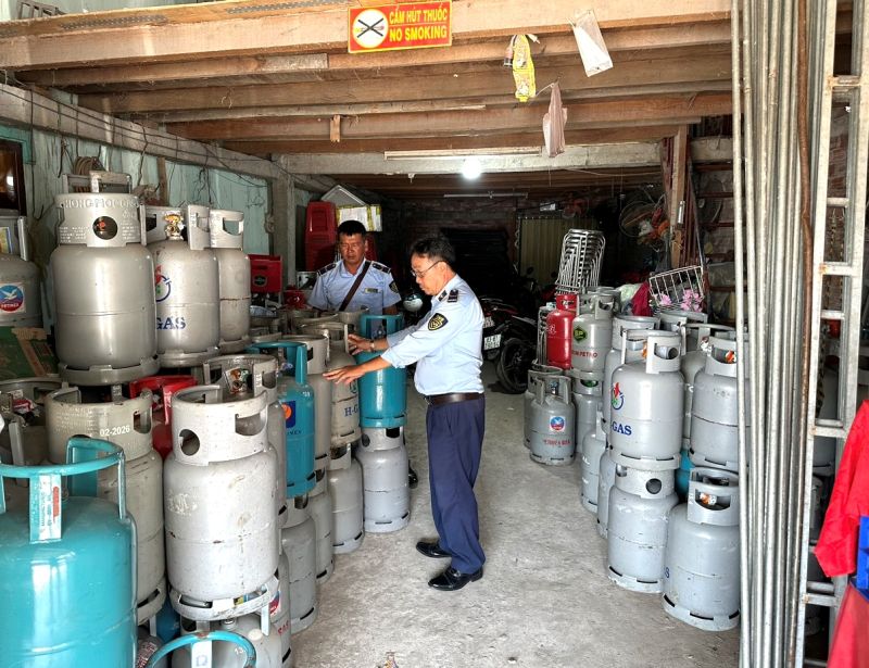 Tiền Giang: Kiểm tra, xử phạt 15 cơ sở vi phạm trong lĩnh vực kinh doanh LPG