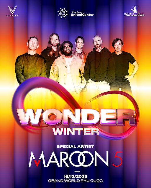 Maroon 5 sẽ là “ngôi sao chính” của 8Wonder Winter Festival mùa thứ 2