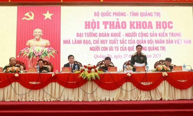 Quảng Trị- Nhiều hoạt động kỷ niệm 100 năm ngày sinh của Đại tướng Đoàn Khuê