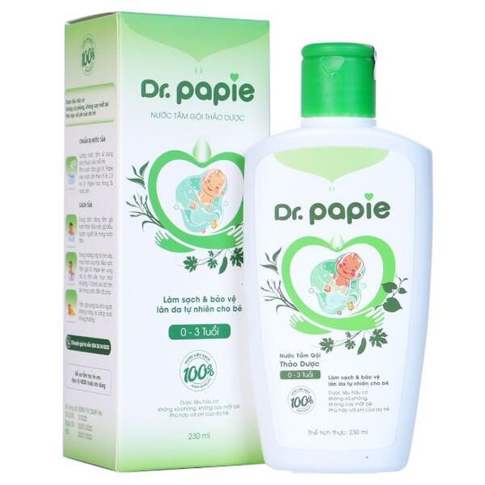 Thu hồi trên toàn quốc sản phẩm nước tắm gội thảo dược Dr.Papie 230ml