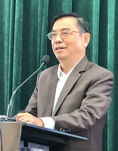 TS Nguyễn Đình Hiền phát biểu khai mạc Hội thảo.