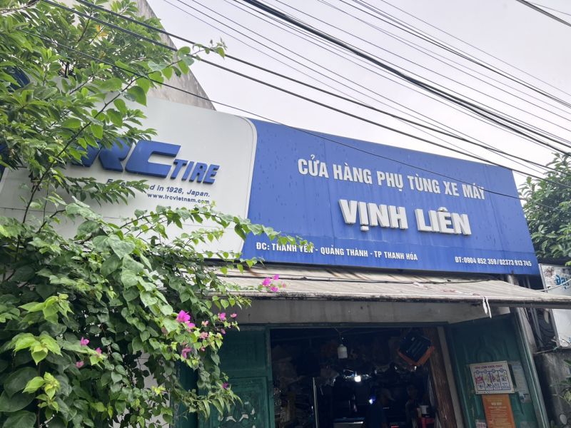 Hộ kinh doanh Lê Thị Liên, địa chỉ: Phố Thành Yên, P. Quảng Thành, TP. Thanh Hóa.
