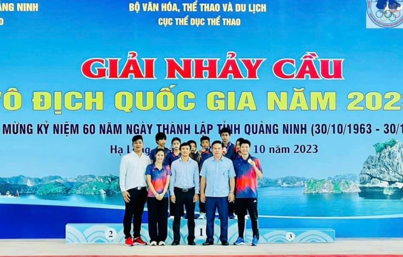 Đoàn VĐV Quảng Ninh xuất sắc giành 3 HCV tại giải.