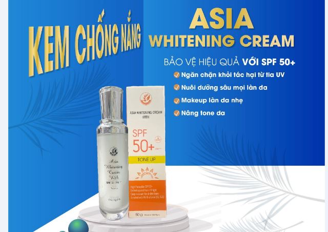 Hình ảnh sản phẩm: AsiaWhitening Cream With SPF 50+PA+++