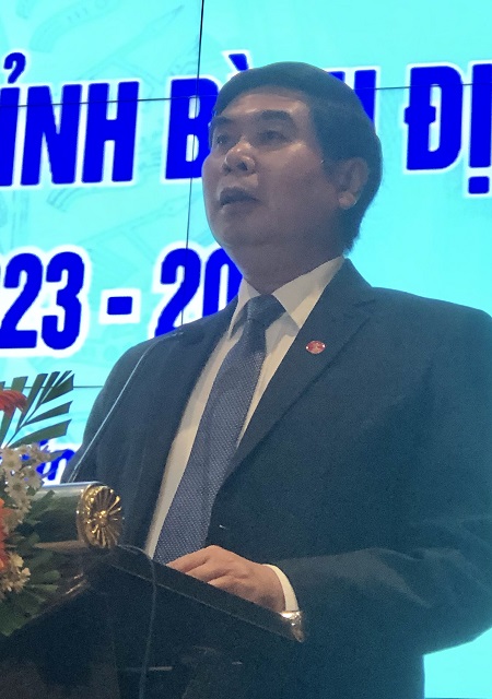 &Ocirc;ng L&acirc;m Hải Giang ph&aacute;t biểu &yacute; kiến chỉ đạo. Ảnh: V.H