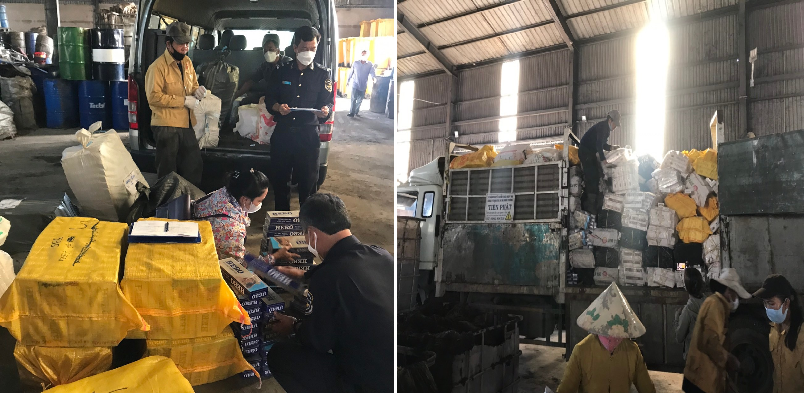 Cục QLTT tỉnh Đồng Tháp tiêu hủy gần 300.000 bao thuốc lá điếu nhập lậu