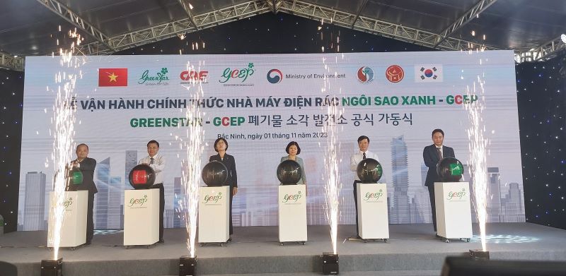 Bắc Ninh: Chính thức vận hành Nhà máy điện rác Ngôi Sao Xanh - GCEP