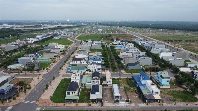 Khu tái định cư sân bay Long Thành đã có hơn 1.600 hộ dân tới xây dựng nhà cửa sinh sống ổn định. Ảnh: Hà Anh Chiến