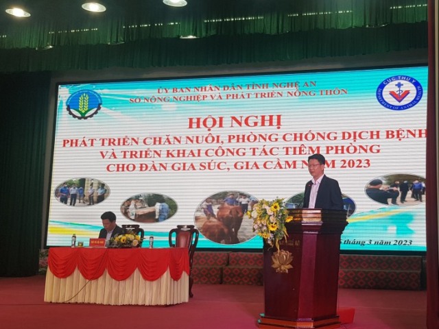 Sở Nông nghiệp và Phát triển nông thôn Nghệ An triển khai Hội nghị phát triển chăn nuôi, phòng chống dịch bệnh và triển khai công tác tiêm phòng cho gia súc, gia cầm năm 2023.