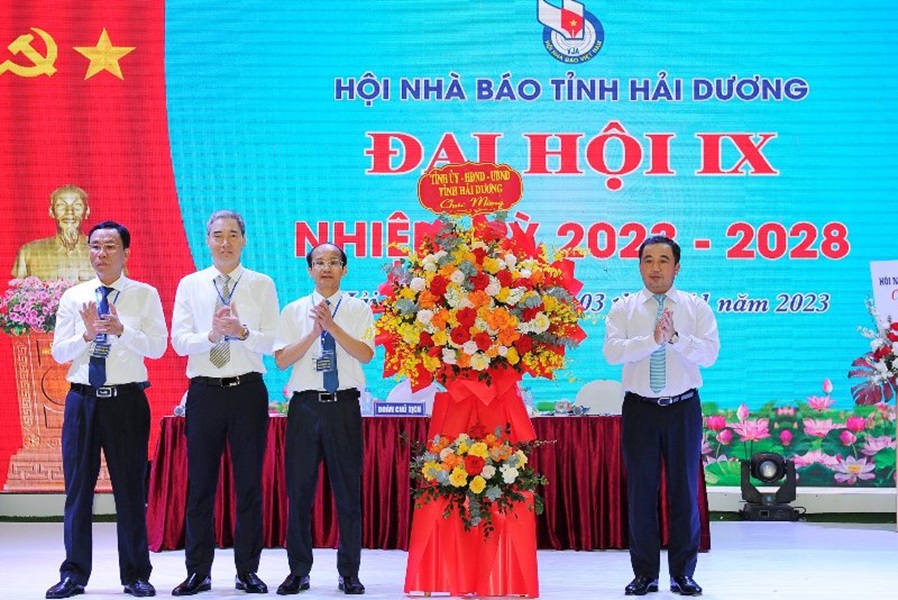 Đại hội Hội Nhà báo tỉnh Hải Dương lần thứ IX nhiệm kỳ 2023 – 2028