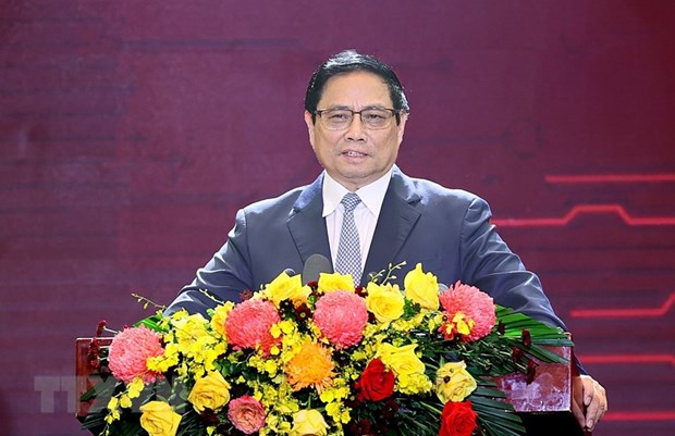 Thủ tướng Phạm Minh Chính phát biểu tại Ngày Chuyển đổi số Quốc gia (10/10).