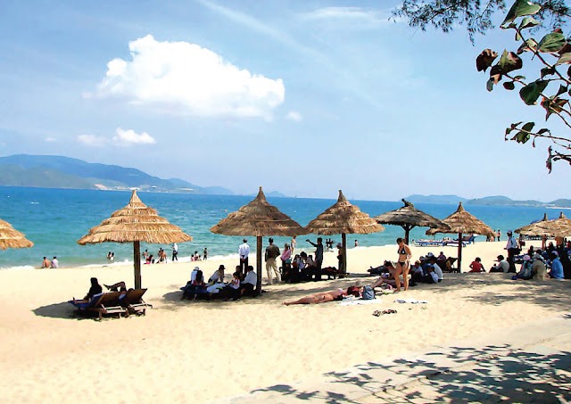 Một góc bãi biển du lịch Đà Nẵng
