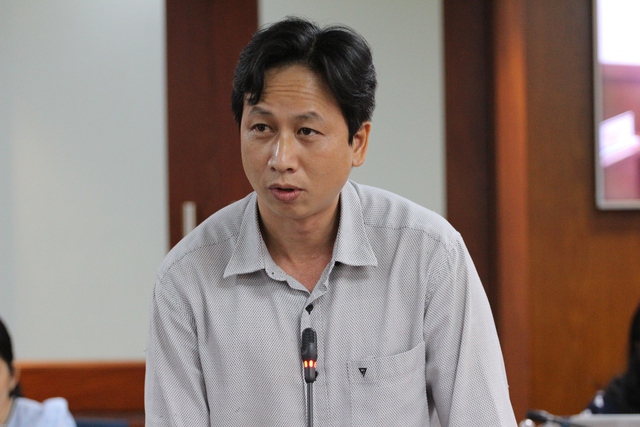 Ông Nguyễn Phương Duy, Phó Trưởng Phòng Quản lý năng lượng, Sở Công Thương TPHCM thông tin tại họp báo