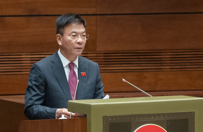 Bộ trưởng Bộ Tư ph&aacute;p L&ecirc; Th&agrave;nh Long