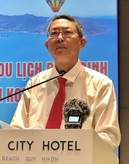 Ông Trần Văn Thanh phát biểu chào mừng các DN du lịch Hàn Quốc.