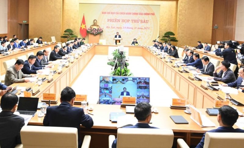 Thủ tướng Phạm Minh Chính chủ trì phiên họp thứ 6 của Ban Chỉ đạo cải cách hành chính