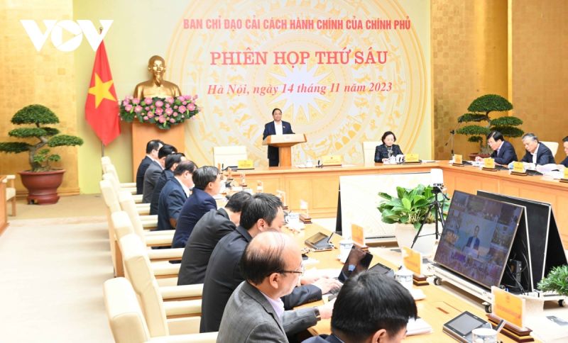 Thủ tướng chủ trì phiên họp thứ 6 của Ban Chỉ đạo cải cách hành chính