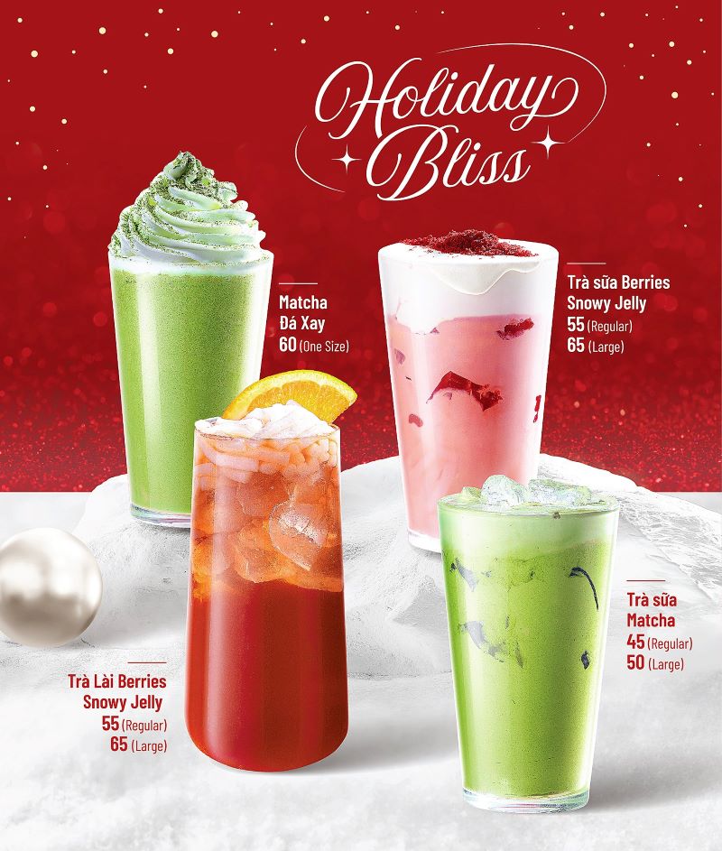 Đón Giáng sinh sớm với món nước cực hot tại Phúc Long