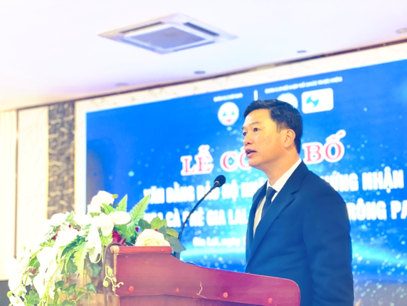 Cục trưởng Lưu Hoàng Long phát biểu tại Lễ công bố