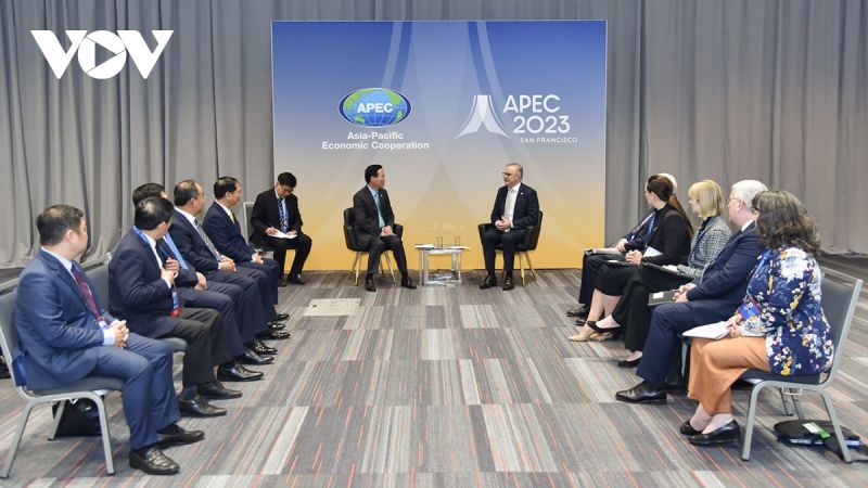 Chủ tịch nước Võ Văn Thưởng đã có cuộc gặp với Thủ tướng Australia Anthony Albanese.Chủ tịch nước Võ Văn Thưởng đã có cuộc gặp với Thủ tướng Australia Anthony Albanese