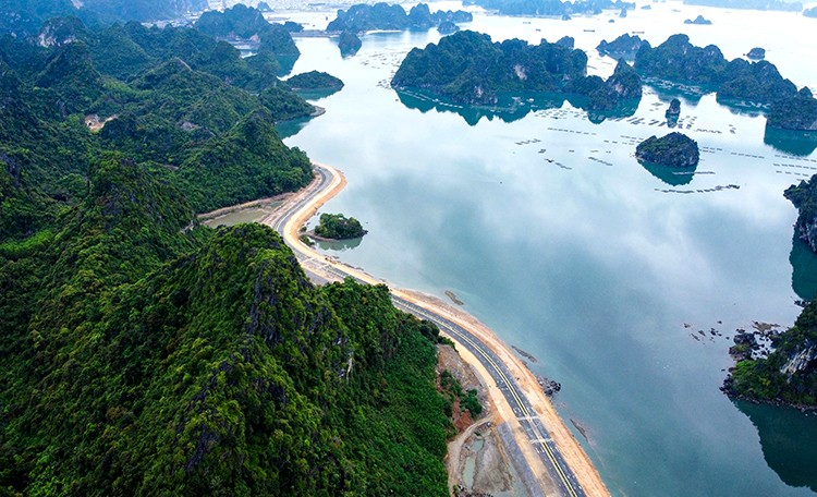 TP. Cẩm Phả ( Quảng Ninh) chi gần 500 tỷ đồng nối thêm hơn 1,2km đường bao biển