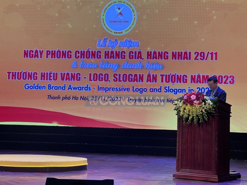 ông Nguyễn Đăng Sinh, Chủ tịch Hiệp hội VATAP phát biểu tại buổi lễ