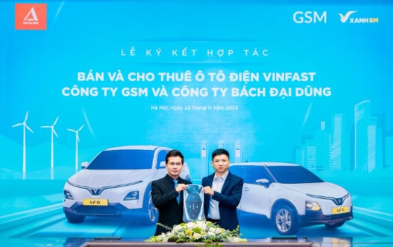 Hãng taxi điện Hà Tĩnh mua và thuê 300 ô tô điện VinFast từ GSM