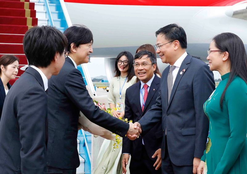 ファム・クアン・ヒエウ駐日ベトナム大使は、2023年9月にベトナムを訪問される日本の秋篠宮皇太子と紀子さまを歓迎した。（出典：ANV）