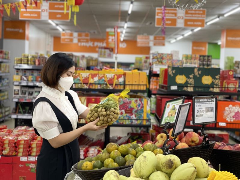 Nhãn Lồng Hưng Yên được phân phối tại hệ thống siêu thị BRGMart.