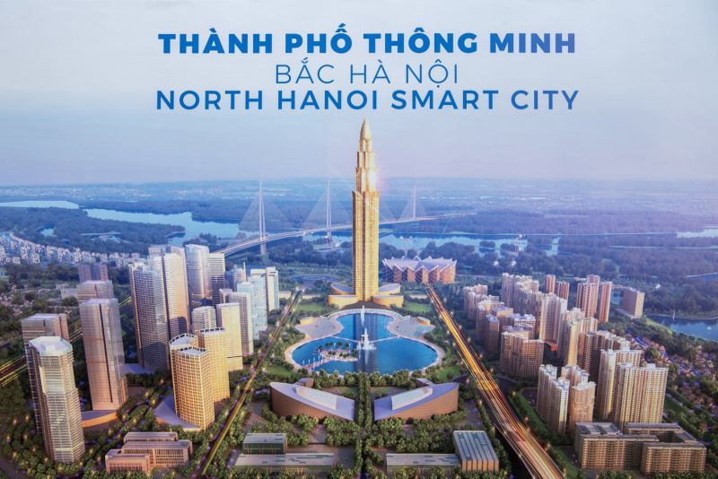 Phối cảnh Thành phố Thông minh Bắc Hà Nội