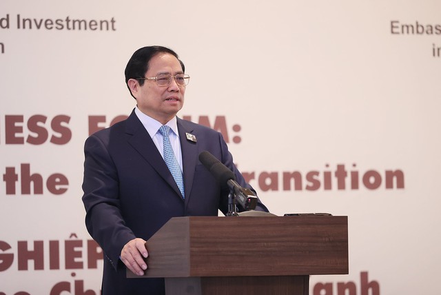 Thủ tướng đề nghị các doanh nghiệp, quỹ đầu tư tiếp tục coi Việt Nam là địa chỉ để gửi gắm niềm tin - Ảnh: VGP/Nhật Bắc