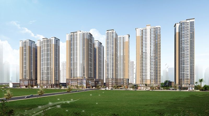 : Phối cảnh dự án Laimain City thuộc Khu đô thị An Phú - An Khánh của HDTC làm chủ đầu tư.