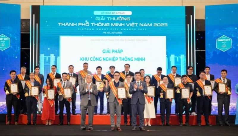 Công ty Cổ phần TNTech được vinh danh tại giải thưởng "Thành phố Thông minh Việt Nam 2023".