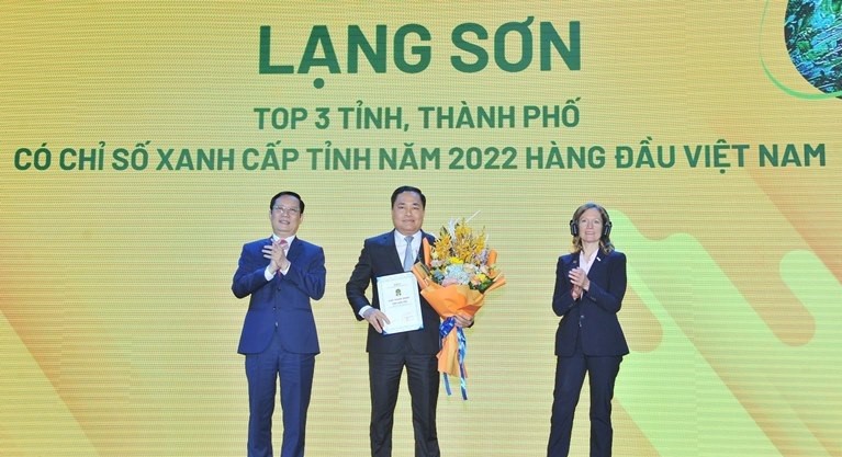 Lạng Sơn trong Top 3 tỉnh có chỉ số Xanh PGI năm 2022 cao nhất