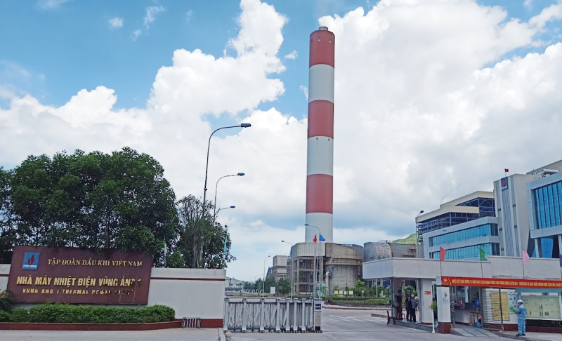 Nhà máy Nhiệt điện Vũng Áng I do Tập đoàn Dầu khí Việt Nam đầu tư tại Khu kinh tế Vũng Áng