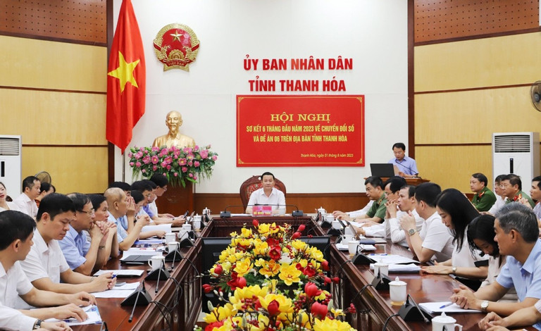 UBND tỉnh Thanh Hóa sơ kết trong chuyển đổi số