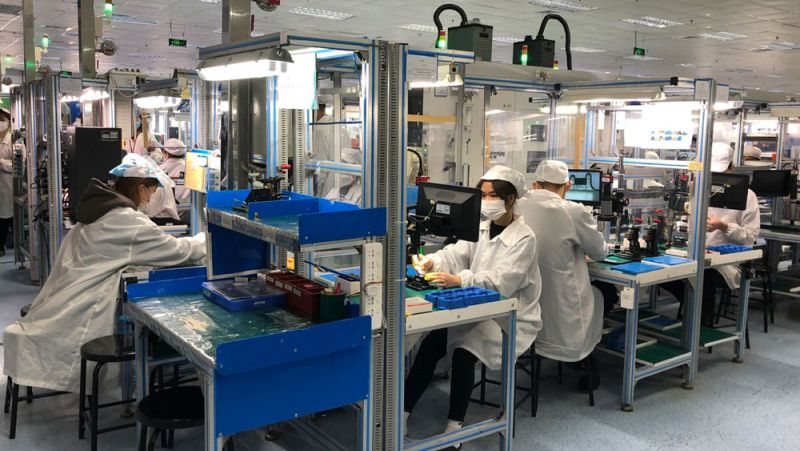 Công ty TNHH Fuhong Precision Component có giá trị sản xuất công nghiệp đạt cao.