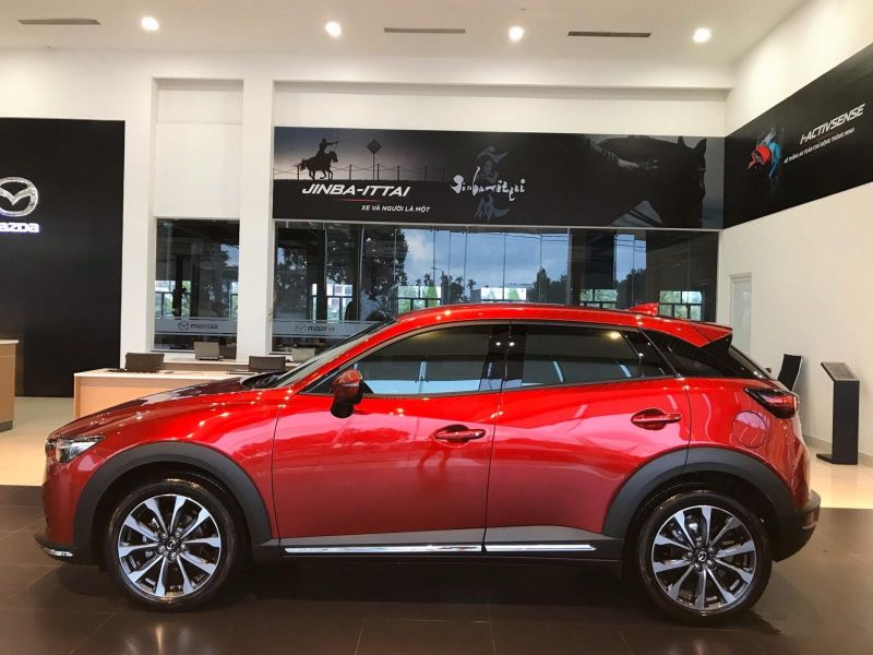 Giá xe Mazda CX-3 1.5 AT 2023 lăn bánh ở mức 579 – 609 triệu đồng tùy từng địa phương