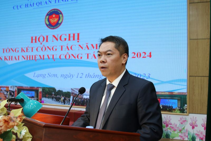 Phó Chủ tịch UBND tỉnh Lạng Sơn Đoàn Thanh Sơn phát biểu chỉ đạo tại hội nghị