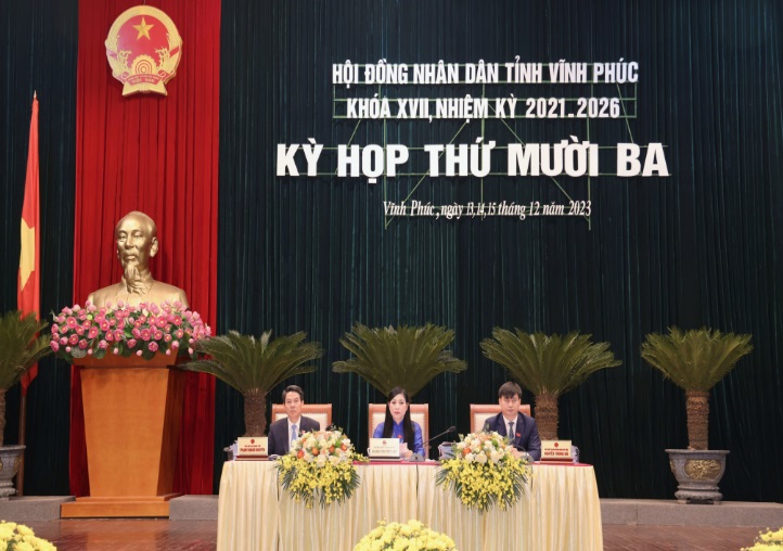 Nhiều nội dung quan trọng được xem xét quyết định trong kỳ họp thứ 13 HĐND tỉnh Vĩnh Phúc khoá XVII, nhiệm kỳ 2021-2026 Nhiều nội dung quan trọng được xem xét quyết định trong kỳ họp thứ 13 HĐND tỉnh Vĩnh Phúc khoá XVII, nhiệm kỳ 2021-2026