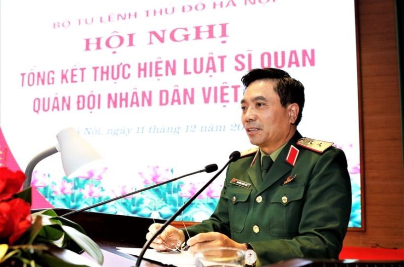 Trung tướng Nguyễn Doãn Anh phát biểu chỉ đạo tại hội nghị.