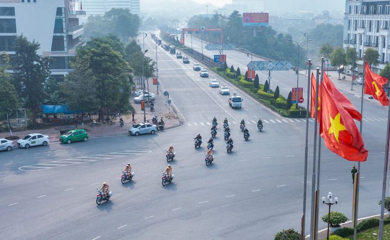 Công an tỉnh Lào Cai ra quân cao điểm tấn công trấn áp tội phạm trước, trong và sau Tết Nguyên đán Giáp Thìn 2024