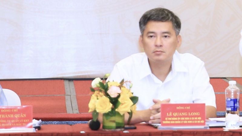 Ông Lê Quang Long, Trưởng ban Ban Quản lý các khu công nghiệp và chế xuất Hà Nội - Ảnh: VGP