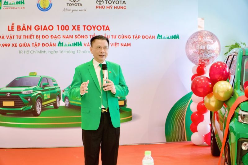 Ông Hồ Huy, Chủ tịch Tập đoàn Mai Linh chia sẻ tại buổi lễ